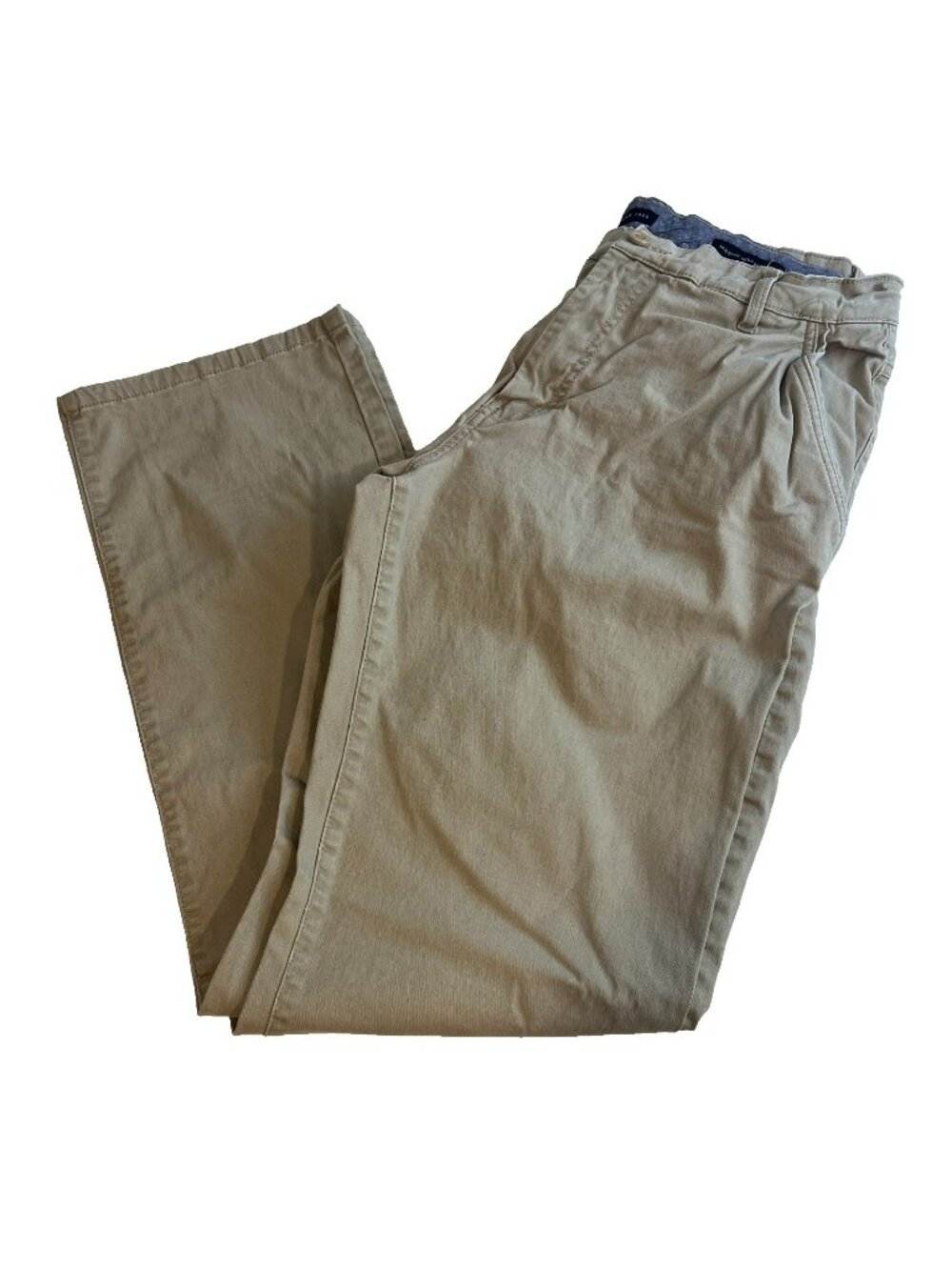 American Tall Men's 36X36 Khaki Mason Semi Relaxed Fit Chino Pants READ